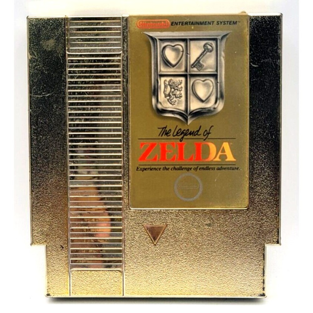 Legend of Zelda (Nintendo, NES, 1988) Rare 5-Screw Gold Cartridge 1ST PRINT